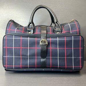 Rare Vintage Burberrys Canvas Travel Bag